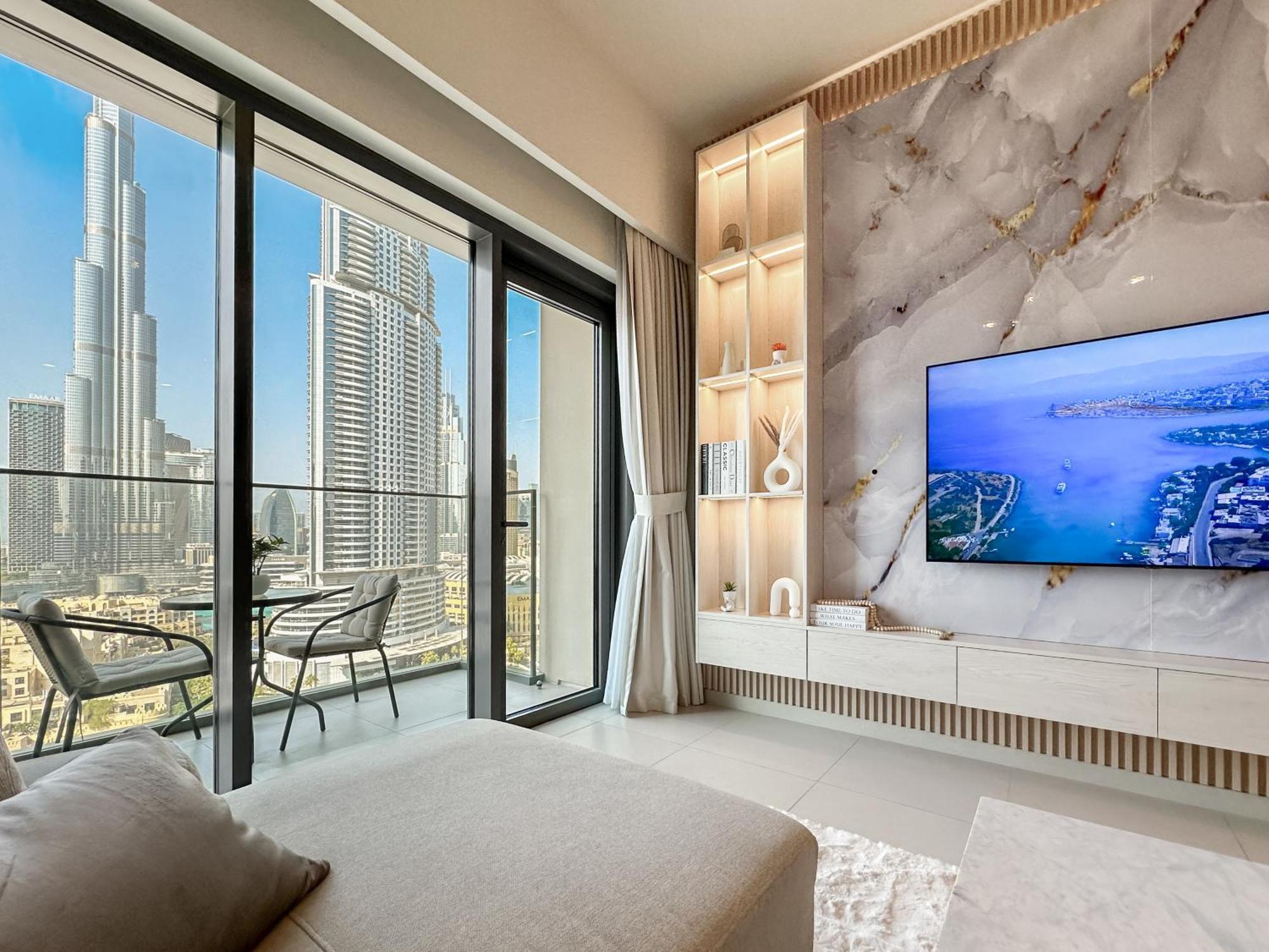 View In And Burj Khalifa View - 2 Bedroom - 3 Beds Apartment *