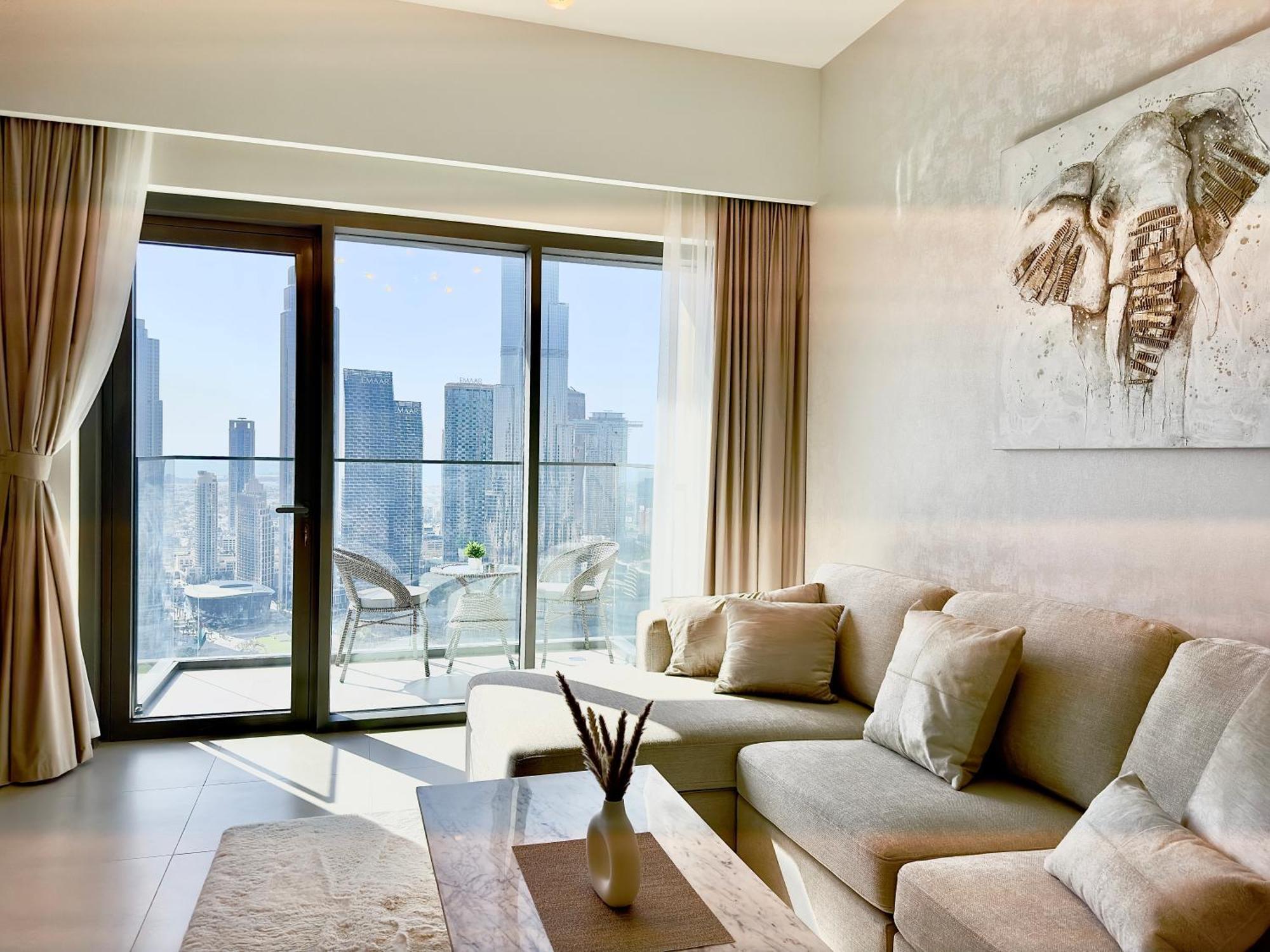 View In And Burj Khalifa View - 2 Bedroom - 3 Beds Apartment