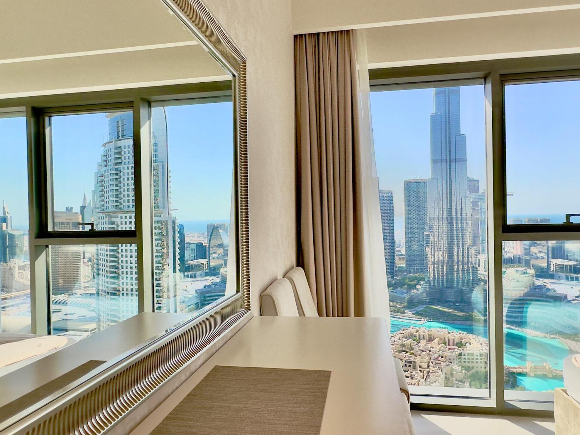 View In And Burj Khalifa View - 2 Bedroom - 3 Beds Apartment *